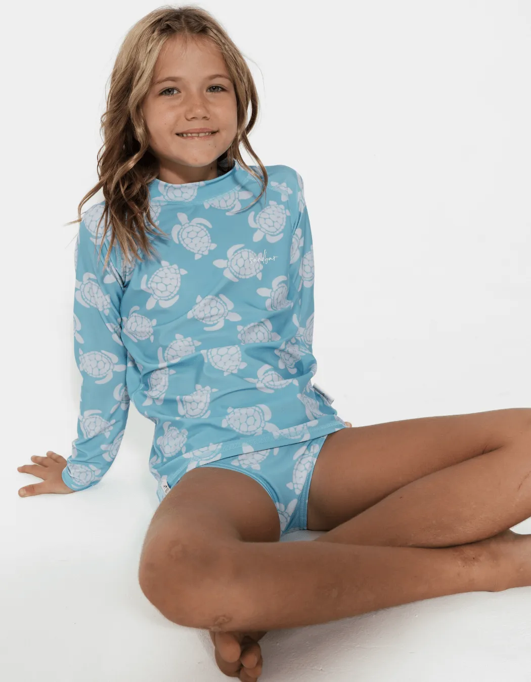 Maldives Blue Turtle Rash Guard