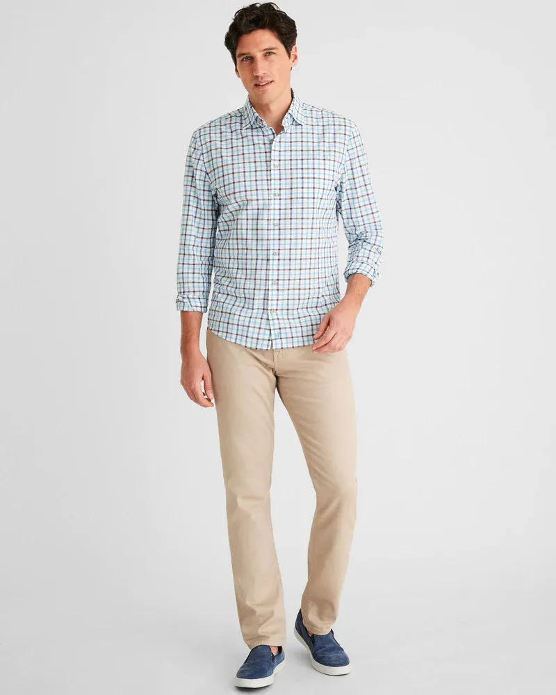 Mardy Button Up Shirt- Bondi Blue