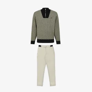 Master Bunny Edition Olive Polo and Pants Set