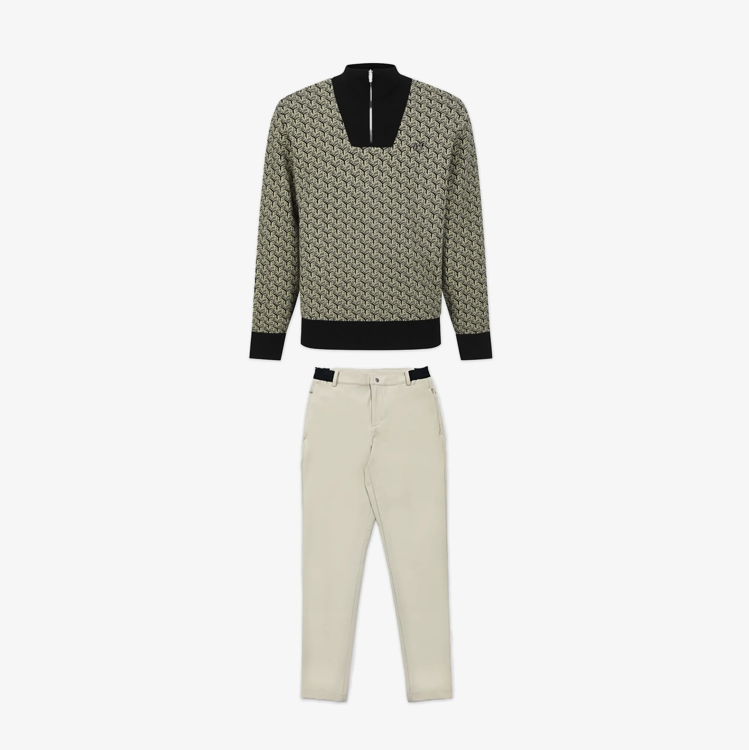 Master Bunny Edition Olive Polo and Pants Set