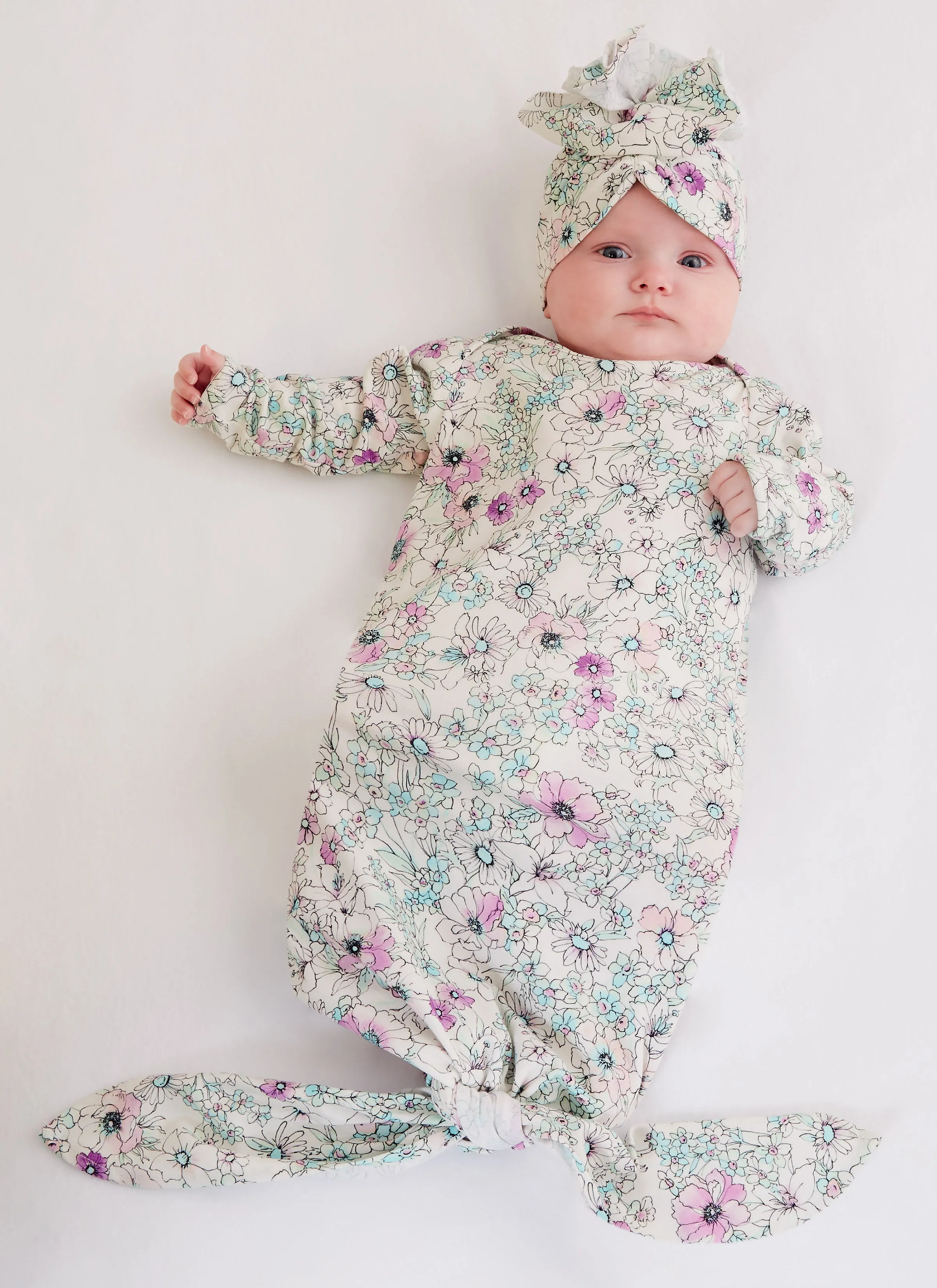 McCall's Sewing Pattern 8265 Infants' Gown, Top, Pants, Headband and Hat