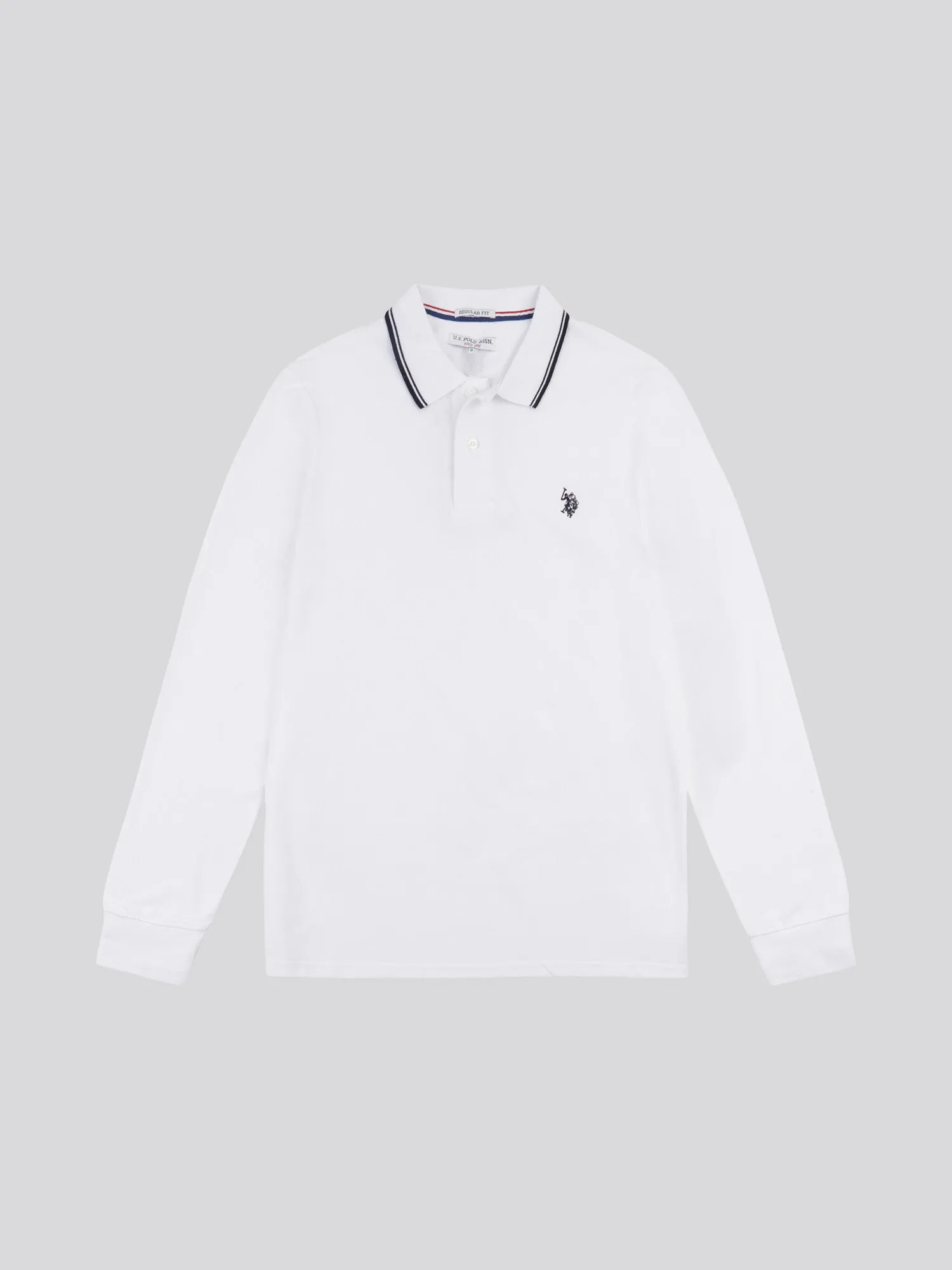 Mens Twin Tipped Pique Polo Shirt in *TEST* Bright White