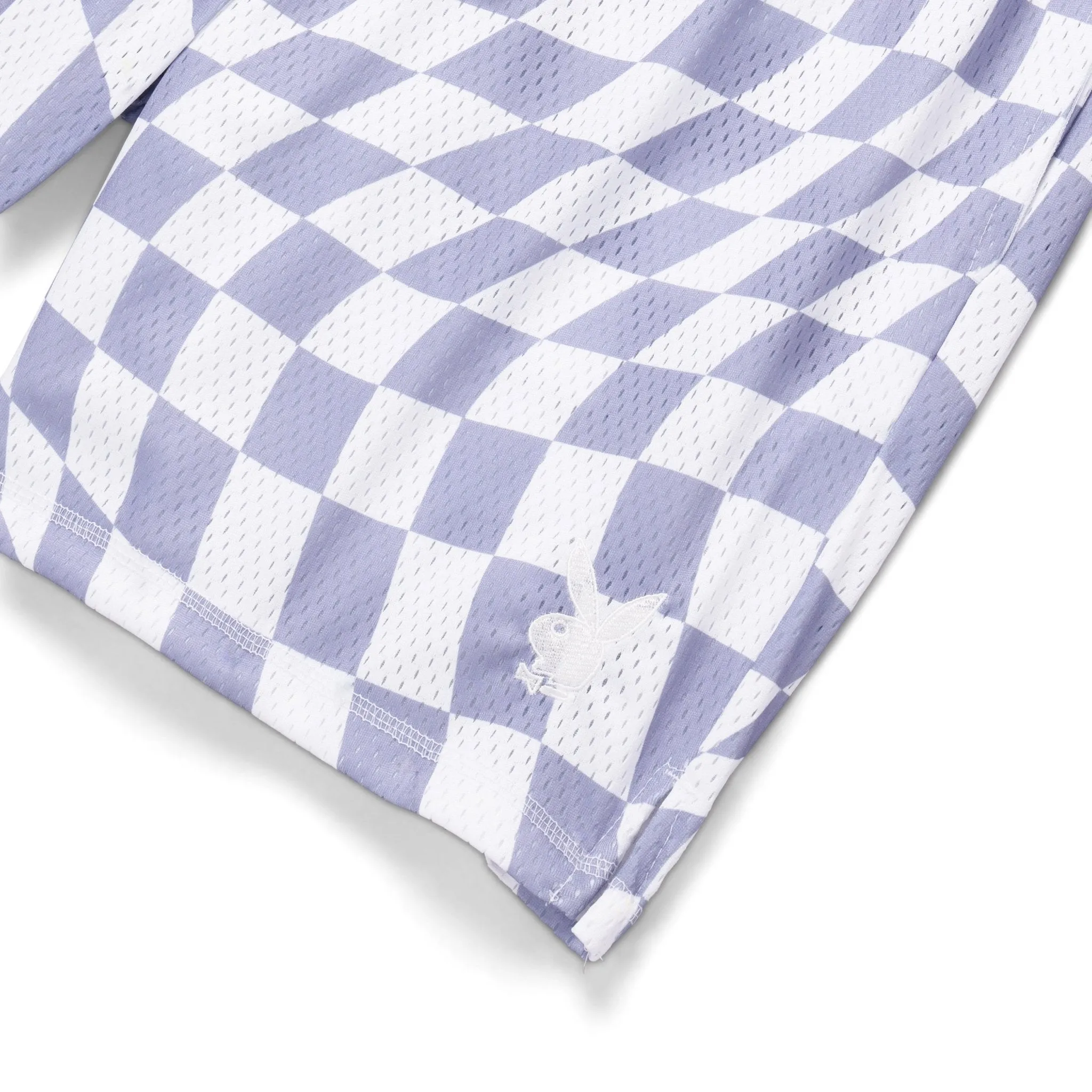 Men's Wavy Checker Basketball Shorts