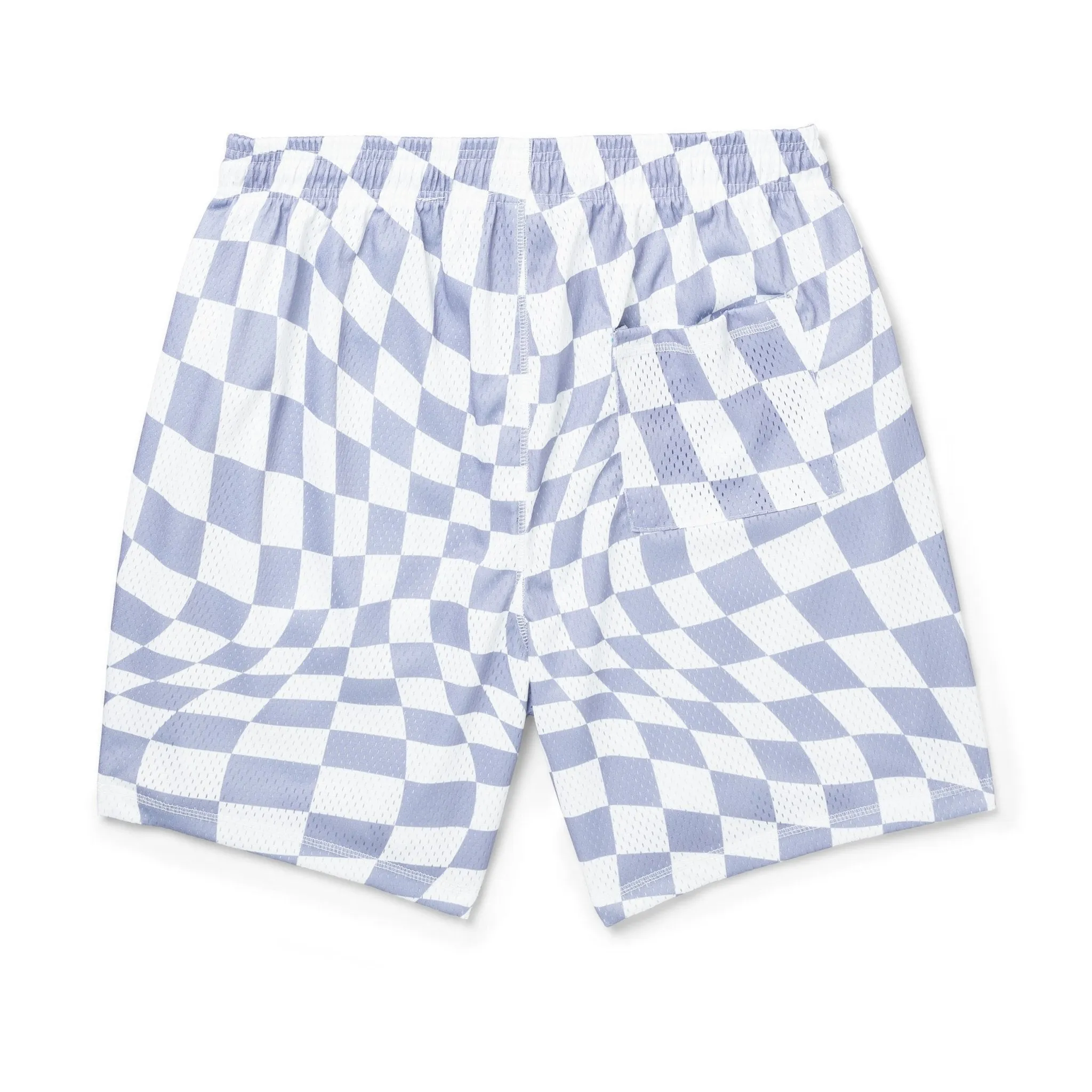 Men's Wavy Checker Basketball Shorts