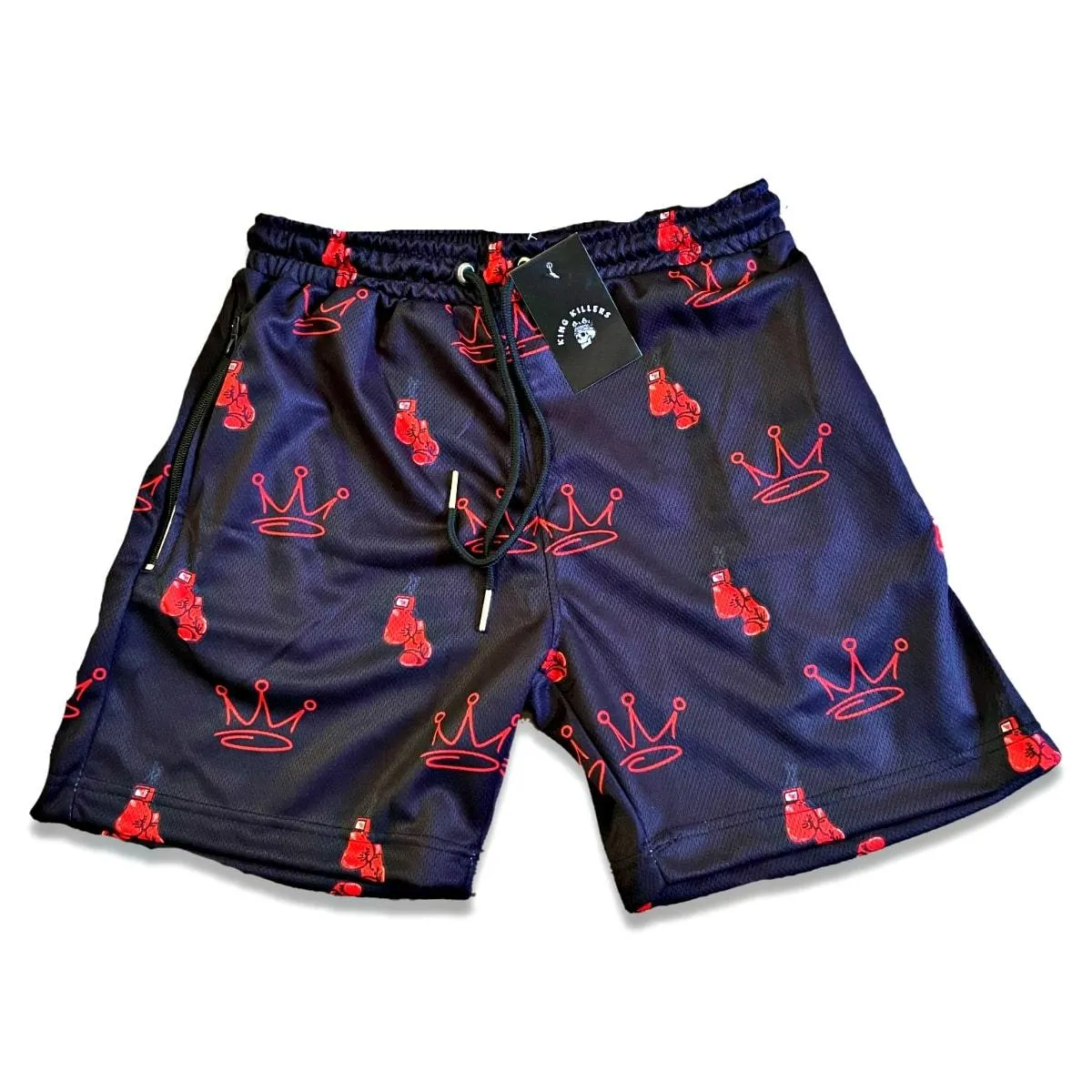 Mesh Gym Shorts Inspired By Boxing