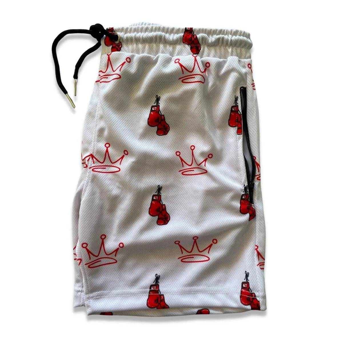 Mesh Gym Shorts Inspired By Boxing