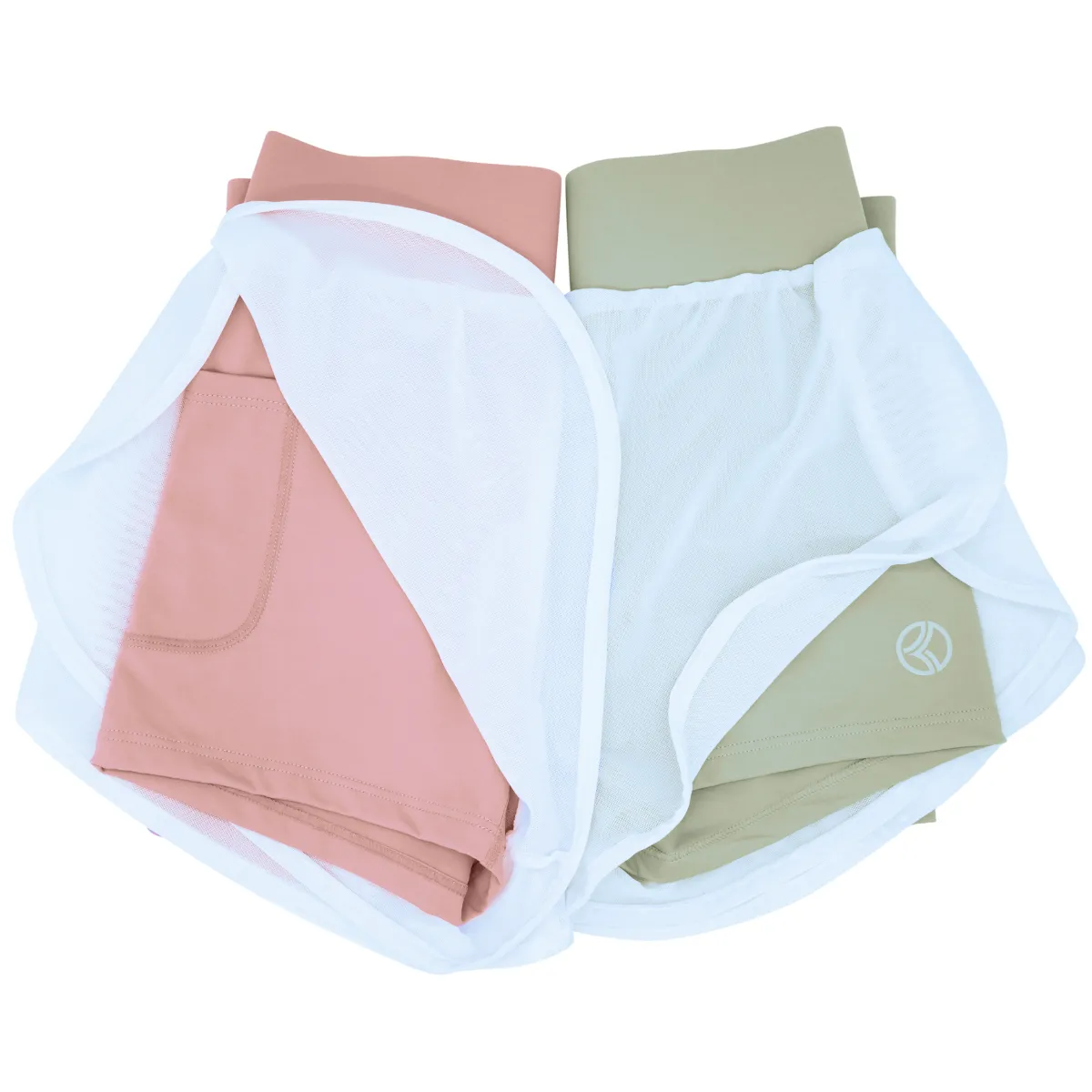 Mesh Layered Shorts