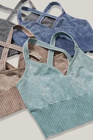 Mineral Wash Seamless Bralette