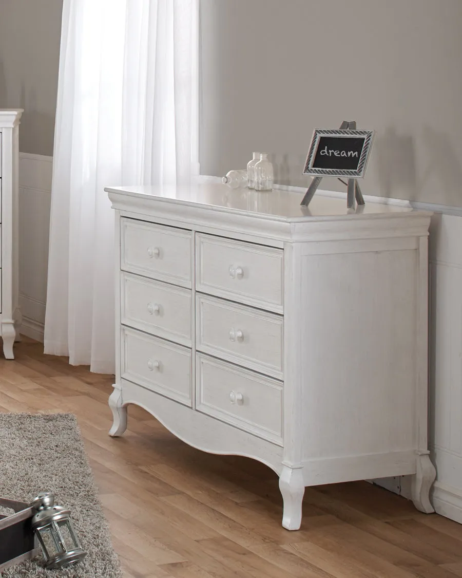 Mobilier 2 morceaux Diamante Vintage White/Vinyle Gris