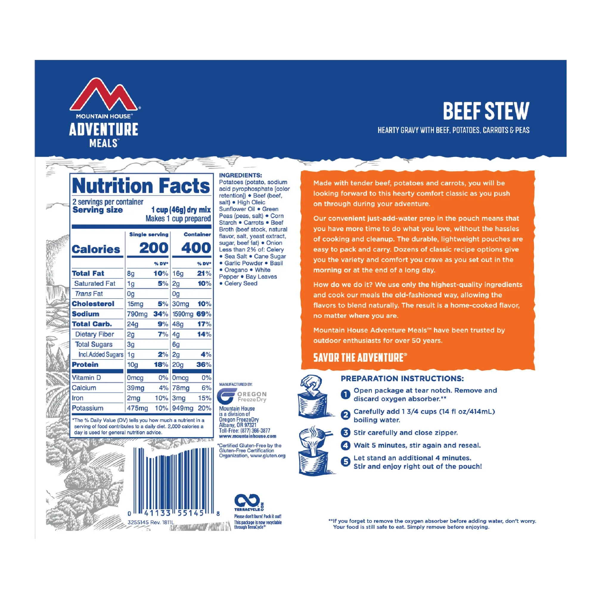 Mountain House Beef Stew