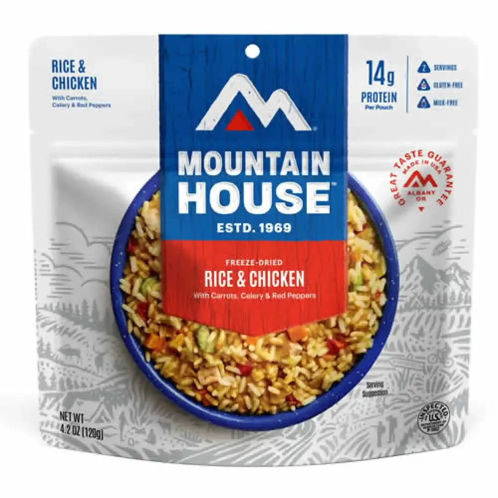 Mountain House RICE & CHICKEN Pouch (2 Servings)