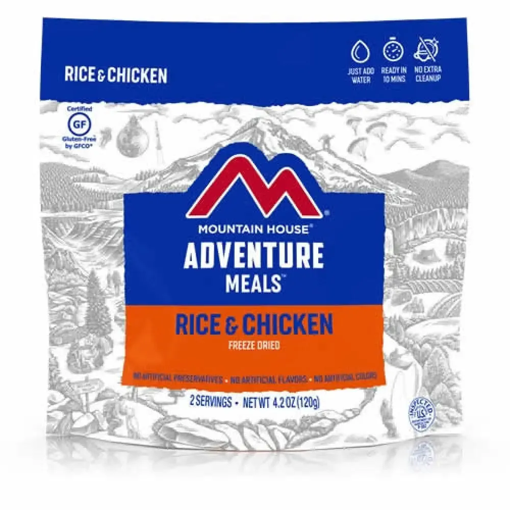 Mountain House RICE & CHICKEN Pouch (2 Servings)