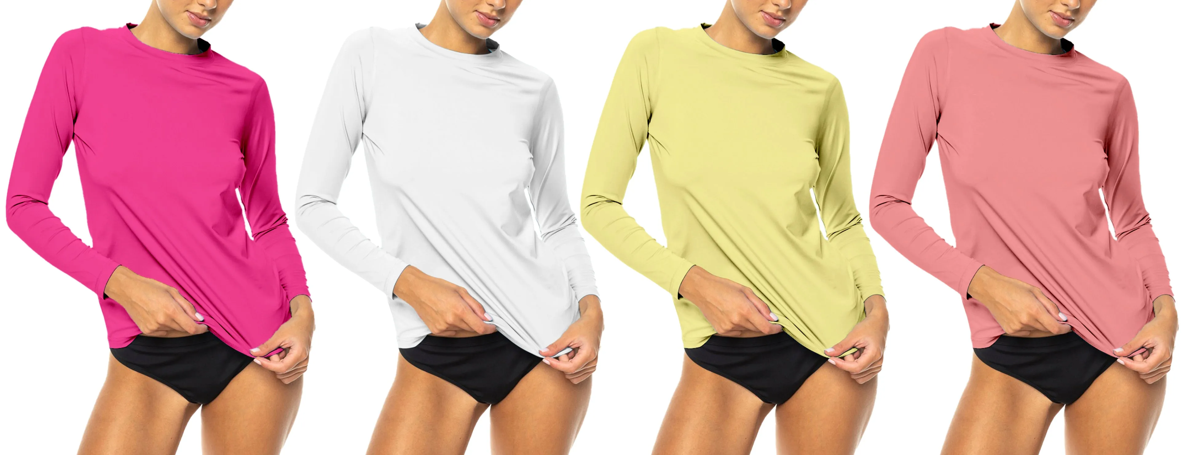 MS-RG24-3 - Wholesale Women's Long Sleeve Rash Guard