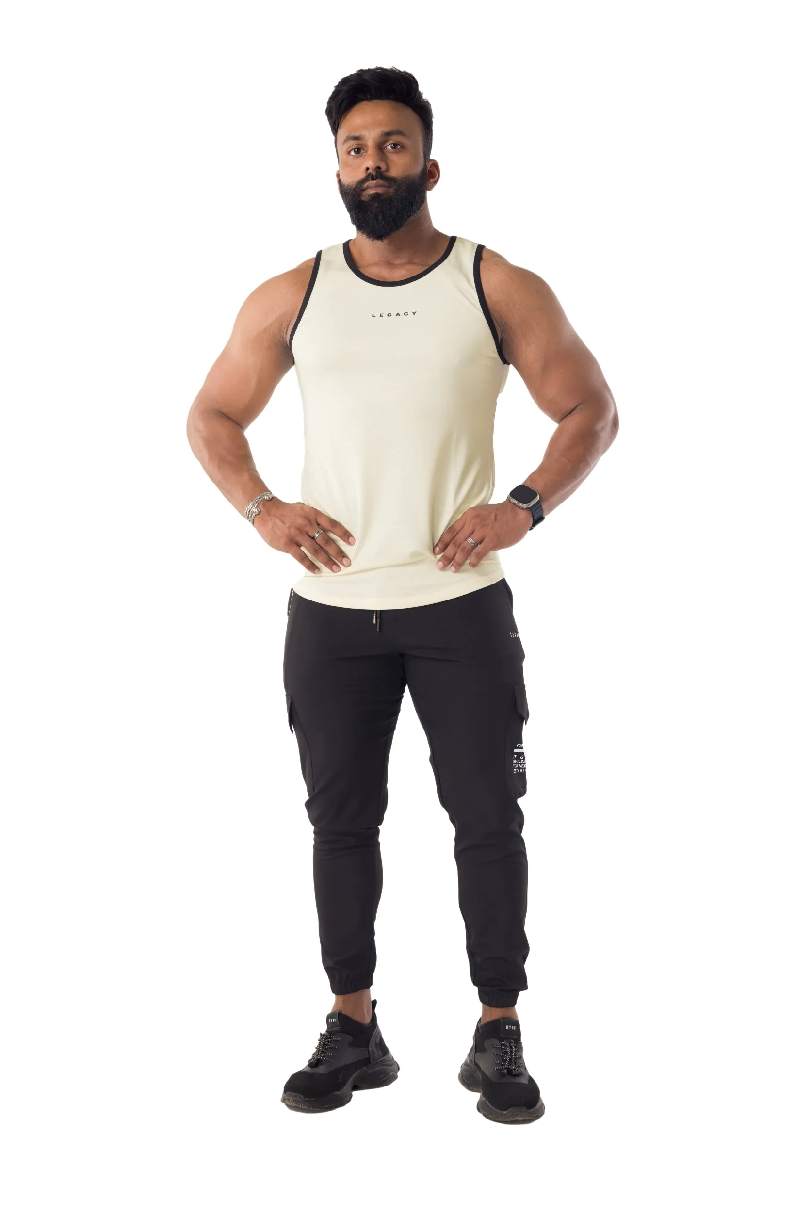MUSCLE TANKS OFF WHITE