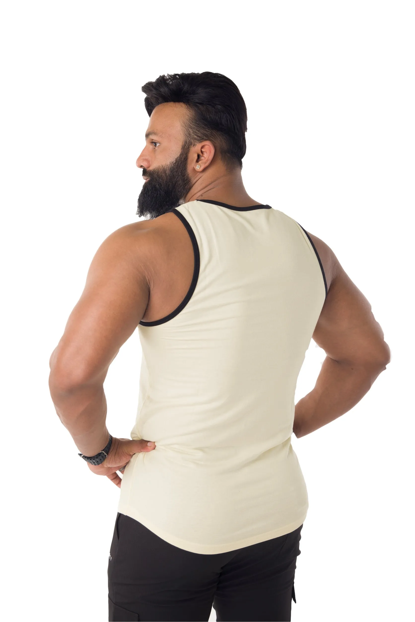 MUSCLE TANKS OFF WHITE