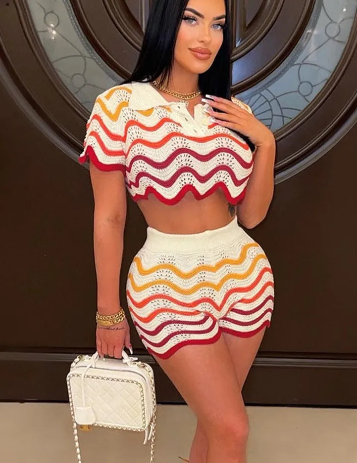 Never Basic Wave Knit Set