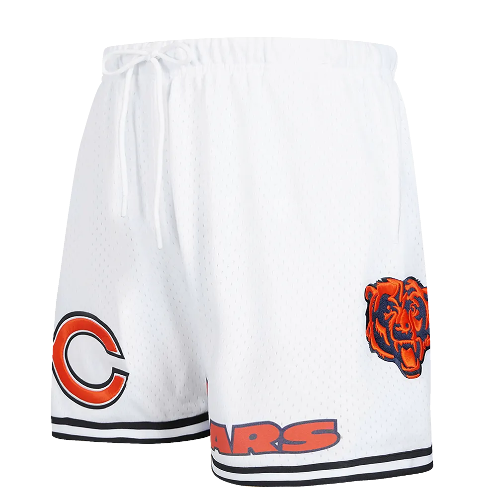 NFL CHICAGO BEARS MESH SHORT (WHITE/MIDNIGHT NAVY)