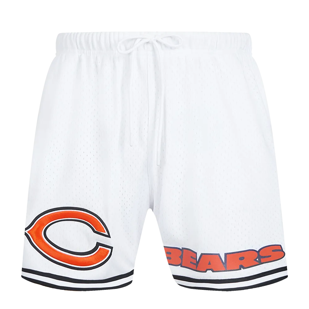 NFL CHICAGO BEARS MESH SHORT (WHITE/MIDNIGHT NAVY)
