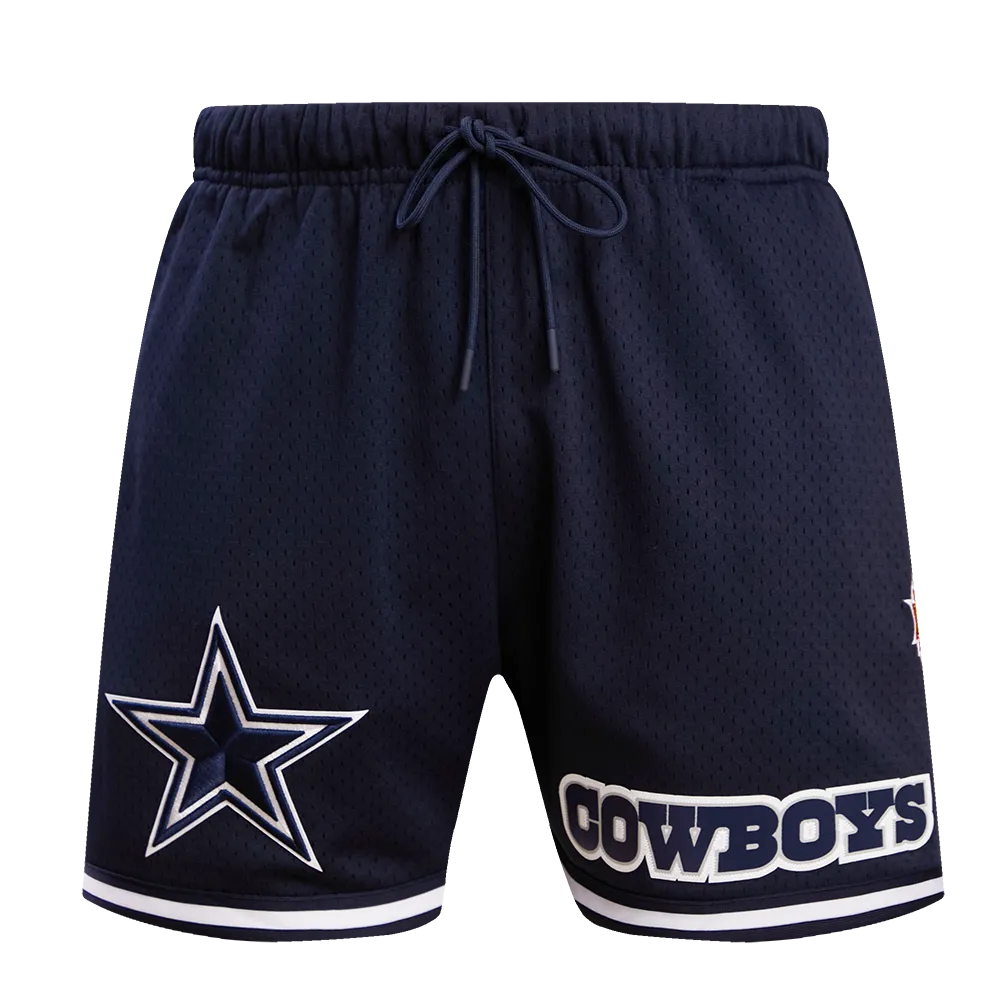 NFL DALLAS COWBOYS LOGO CLASSIC MESH MEN'S SHORT (MIDNIGHT NAVY)