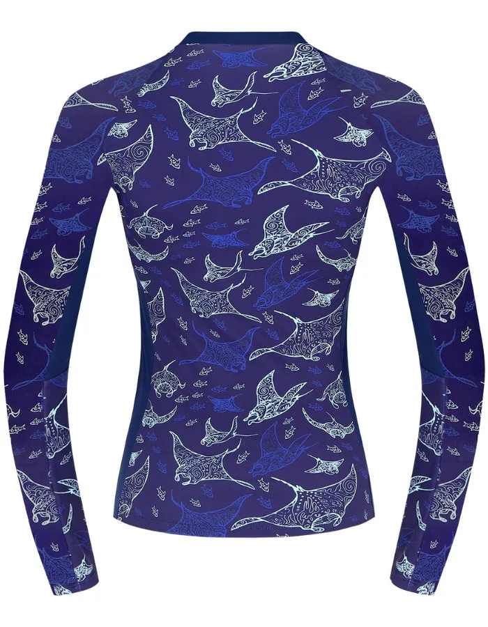 Ocean Manta Womens Rash Guard