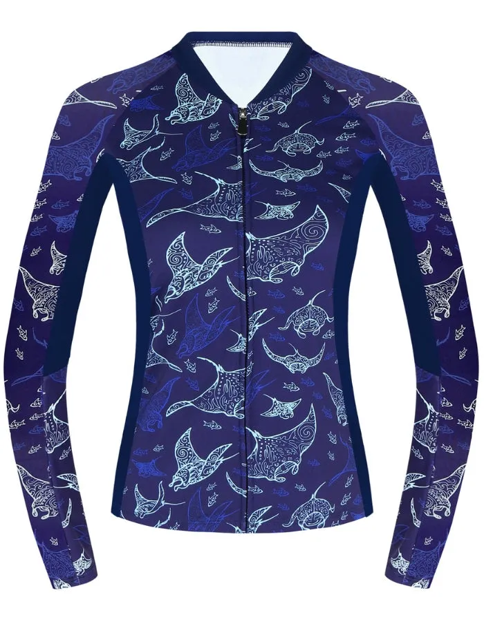 Ocean Manta Womens Rash Guard
