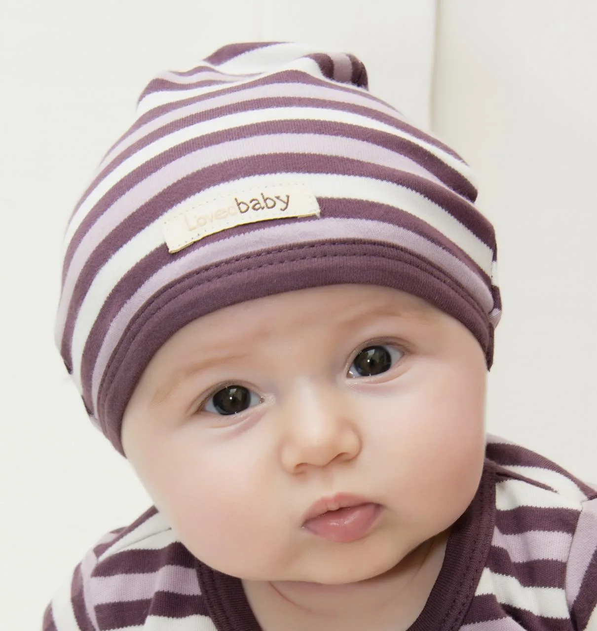 Organic Cute Caps - Stripes