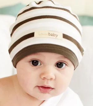 Organic Cute Caps - Stripes
