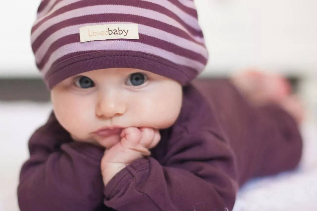Organic Cute Caps - Stripes