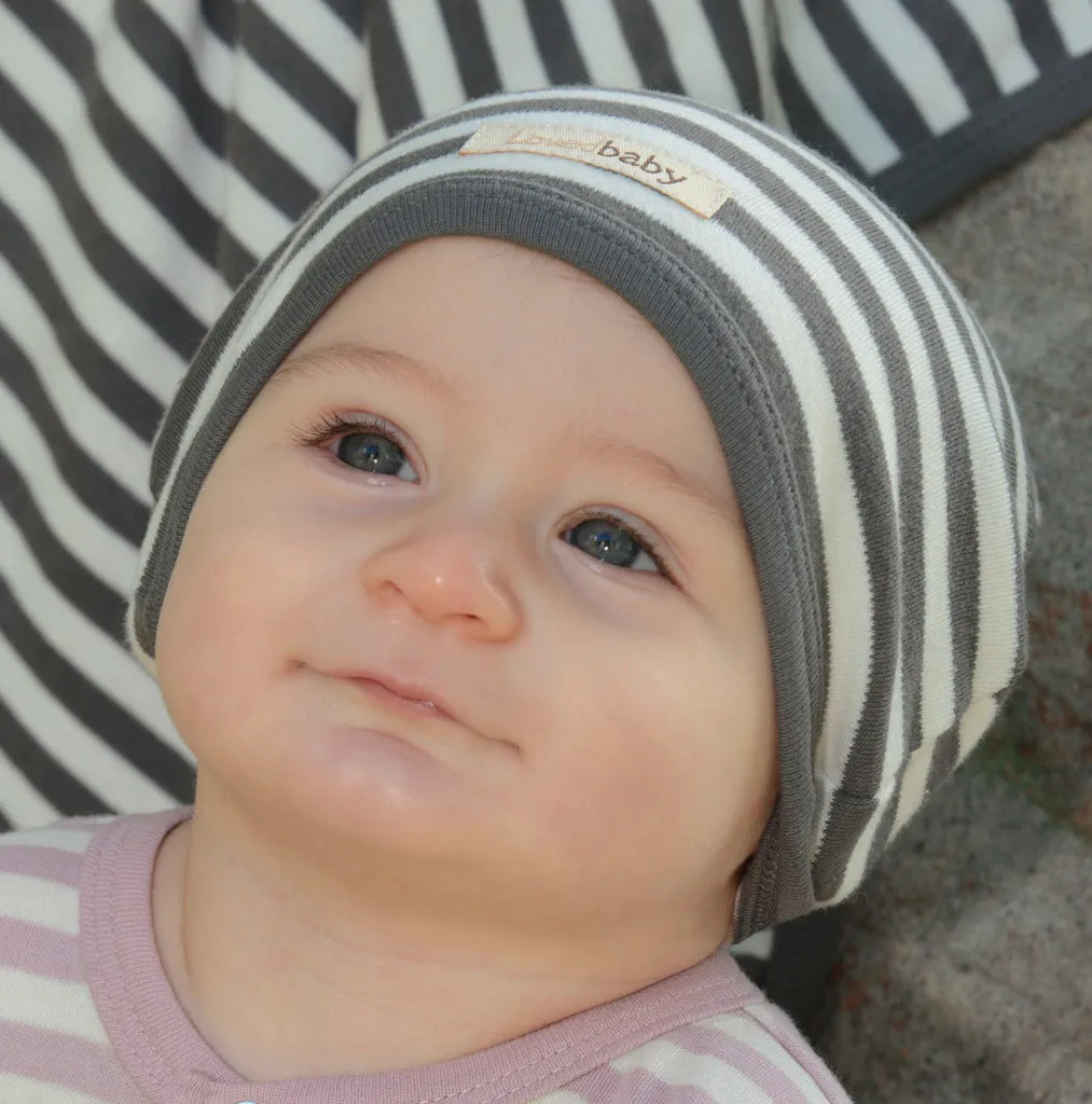 Organic Cute Caps - Stripes