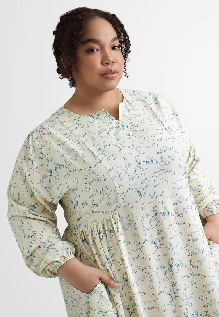 Palila Tropical Escape Floral Dress