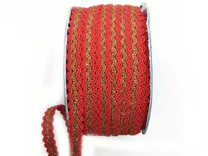 Peach Pink Golden Thread and Gota Work Embroidered Border