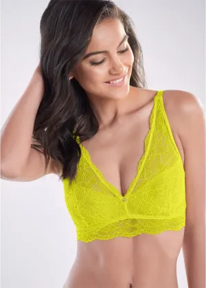 Pearl By VENUS® Lace Bralette - Limelight