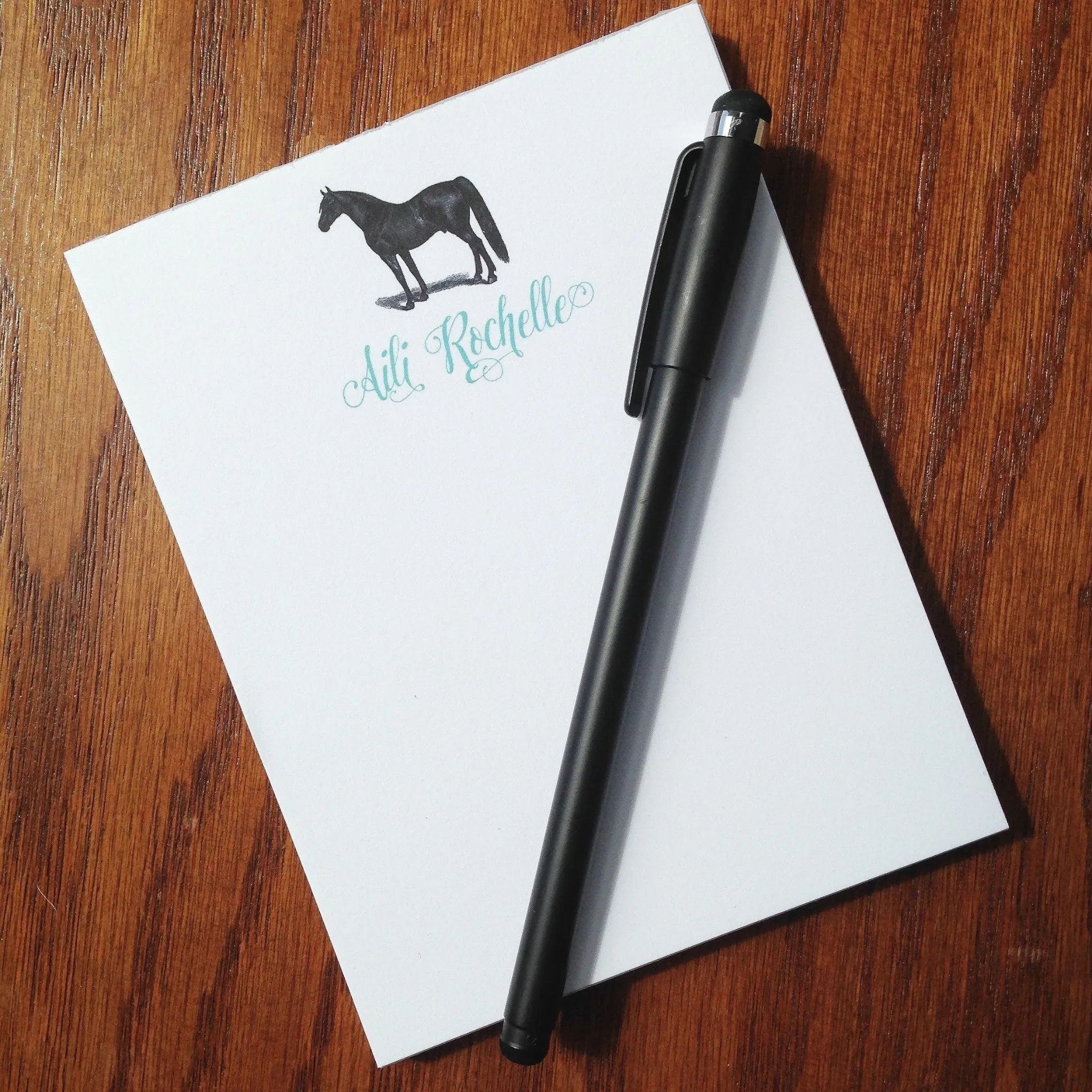 Personalized Polo Pony Horse Stationery