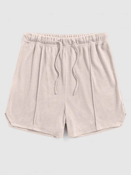 Polo T Shirt And Drawstring Shorts Set