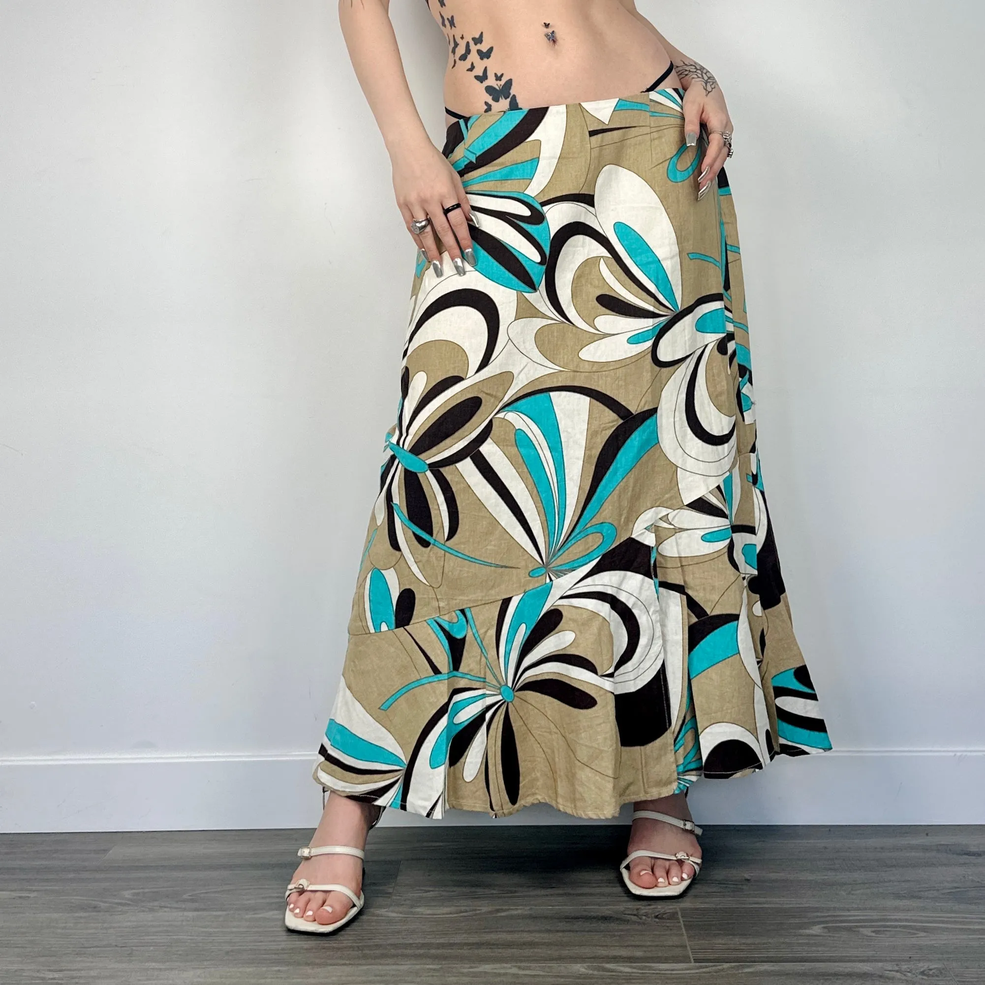 Pucci Style Maxi Skirt (L/XL)