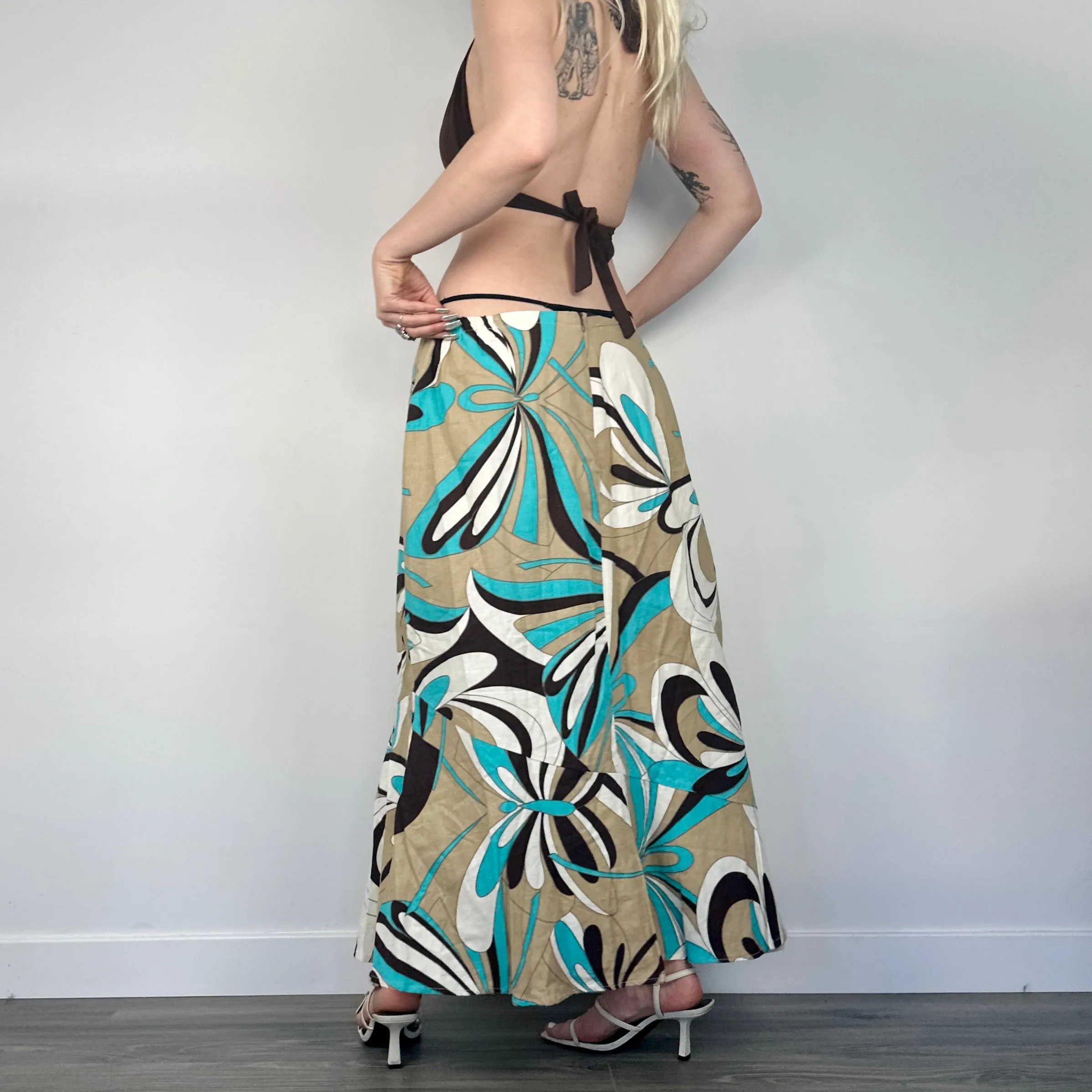 Pucci Style Maxi Skirt (L/XL)