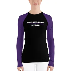 Purple SS Premium Standard ~ Women's Rash Guard