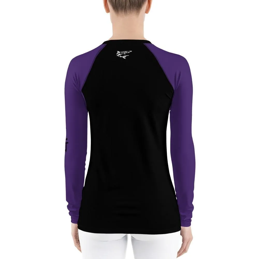 Purple SS Premium Standard ~ Women's Rash Guard