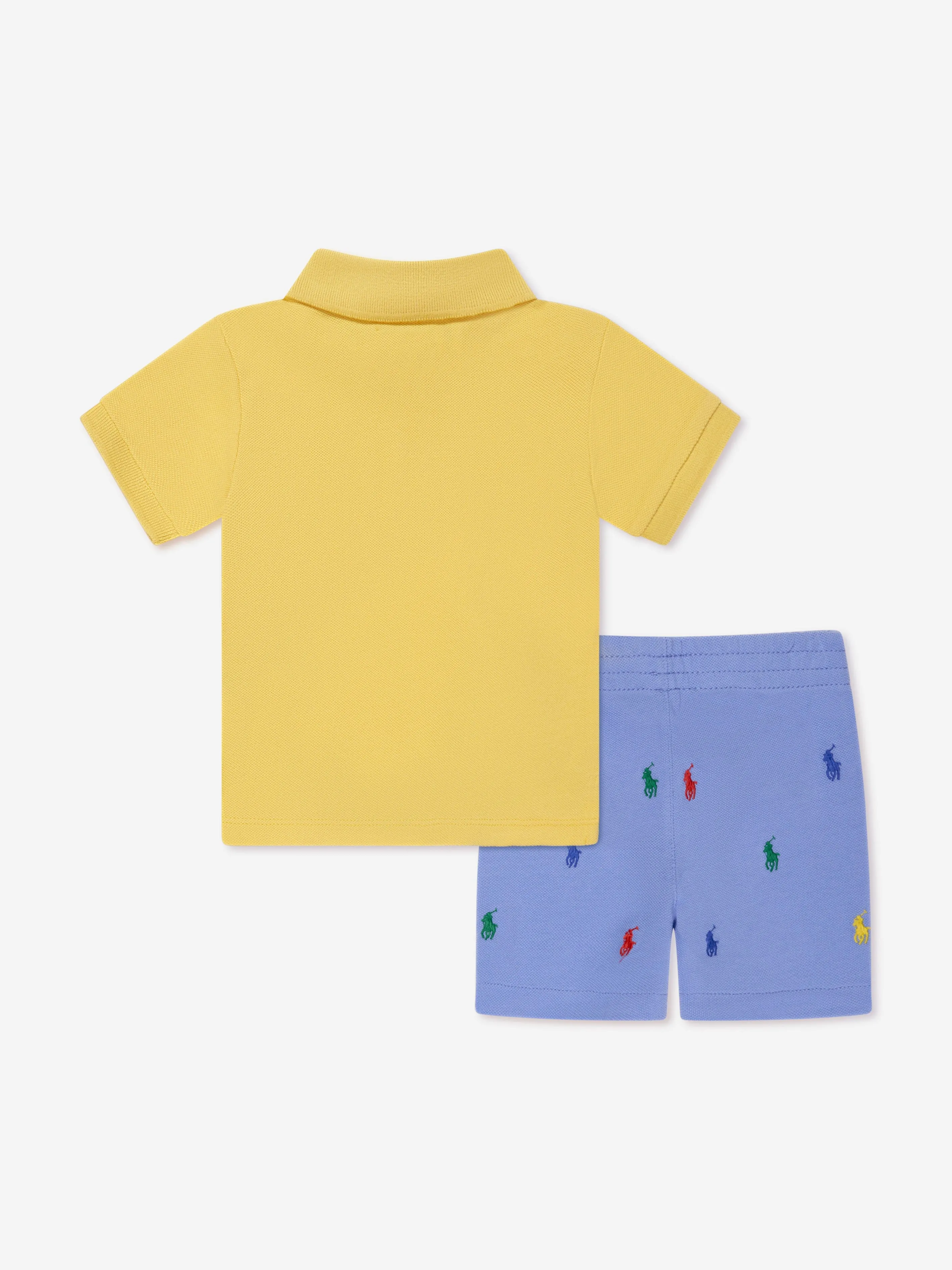 Ralph Lauren Baby Boys Polo Shirt And Shorts Set in Yellow