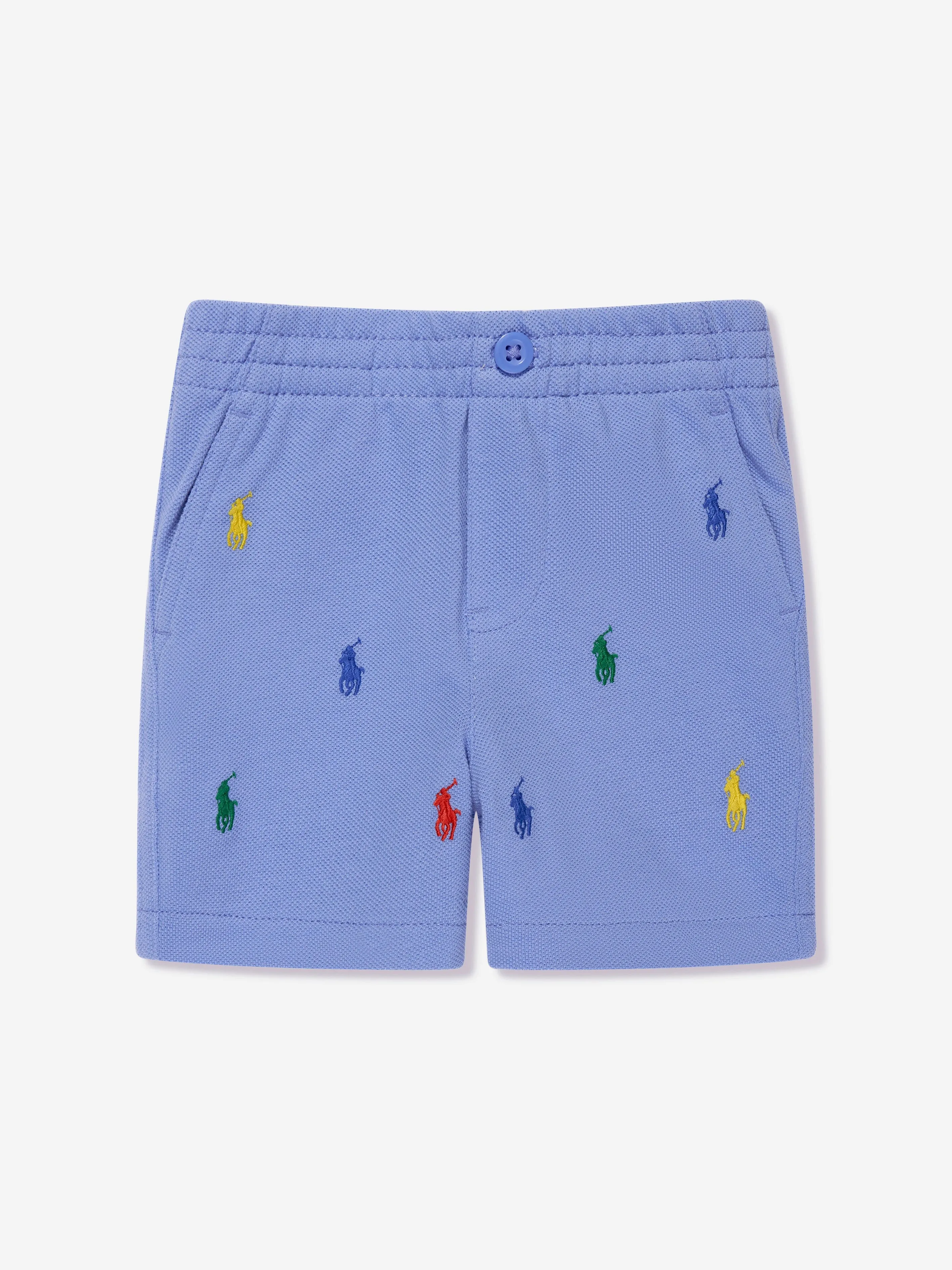 Ralph Lauren Baby Boys Polo Shirt And Shorts Set in Yellow