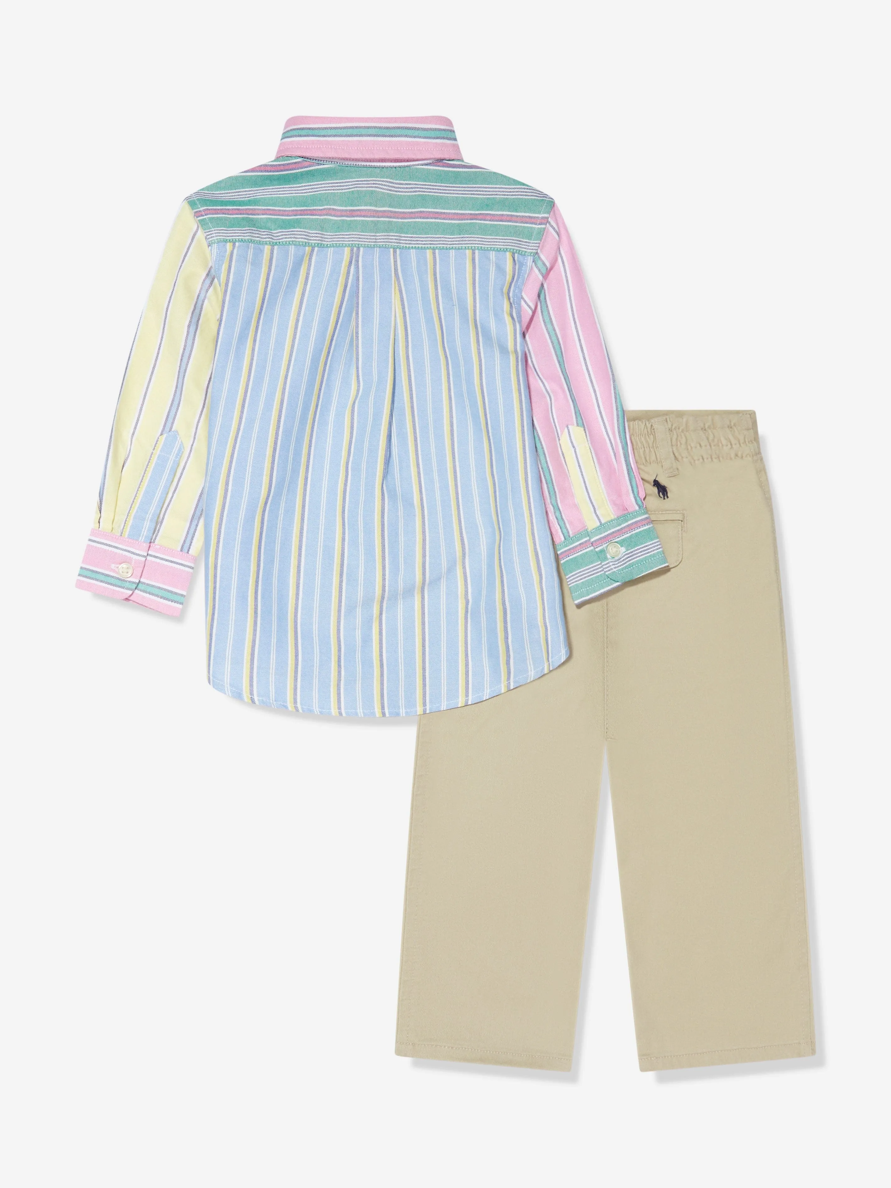 Ralph Lauren Baby Boys Trousers Set in Multicolour