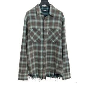 Raw Hem Flannel