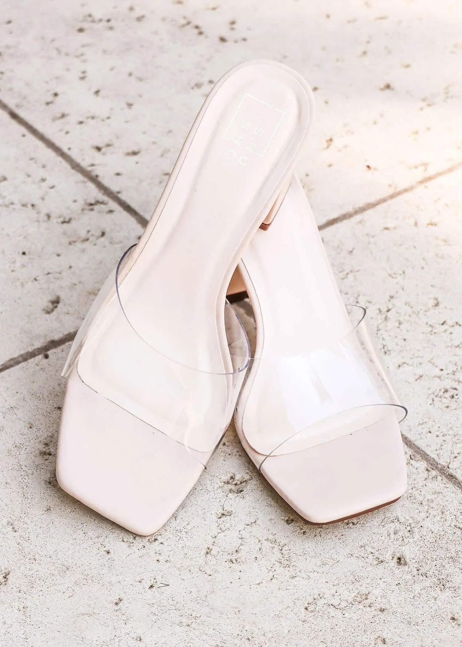 Ready For Everything Heel Sandals - Bone
