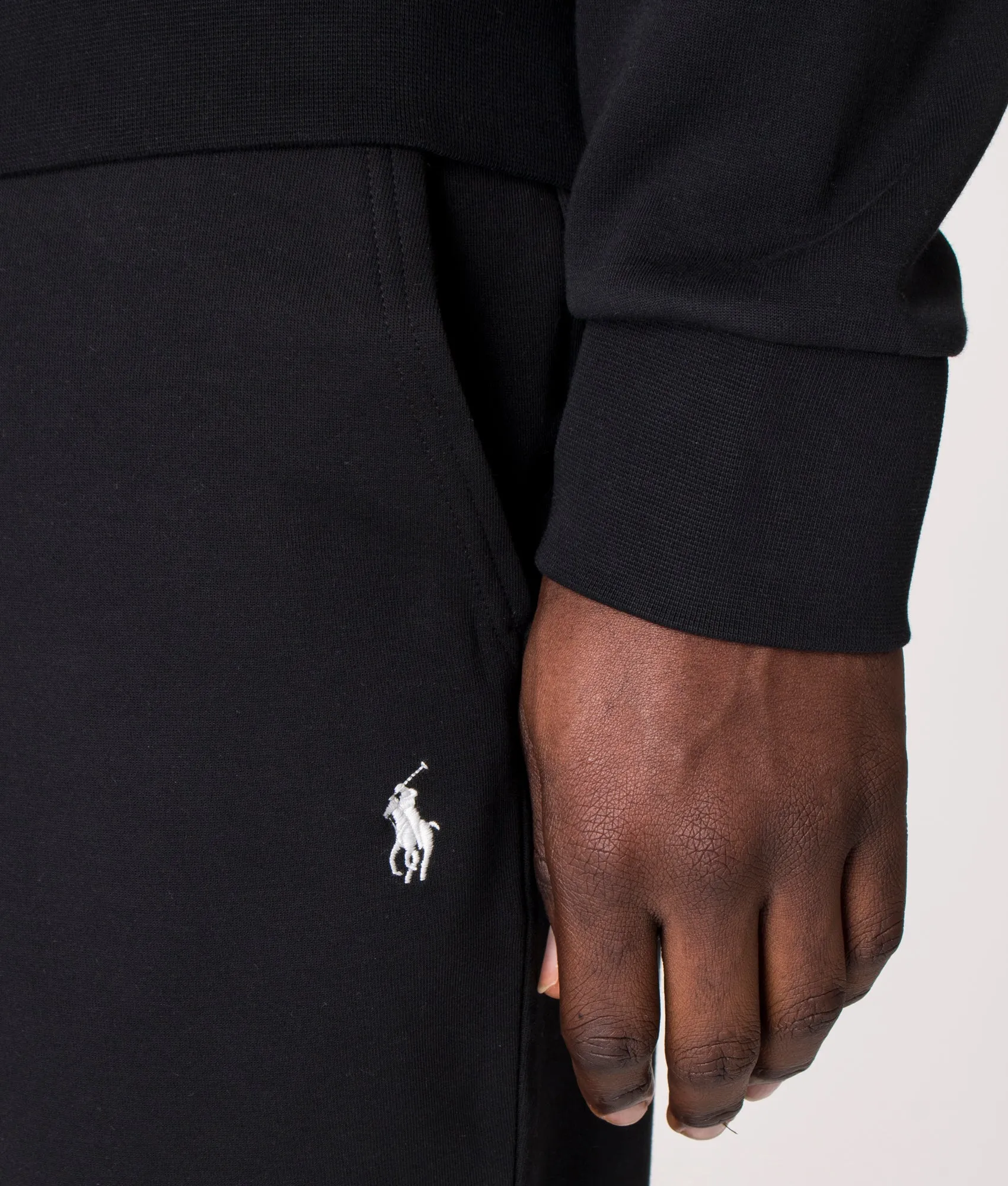 Regular Fit Double Knit Athletic Sweat Shorts