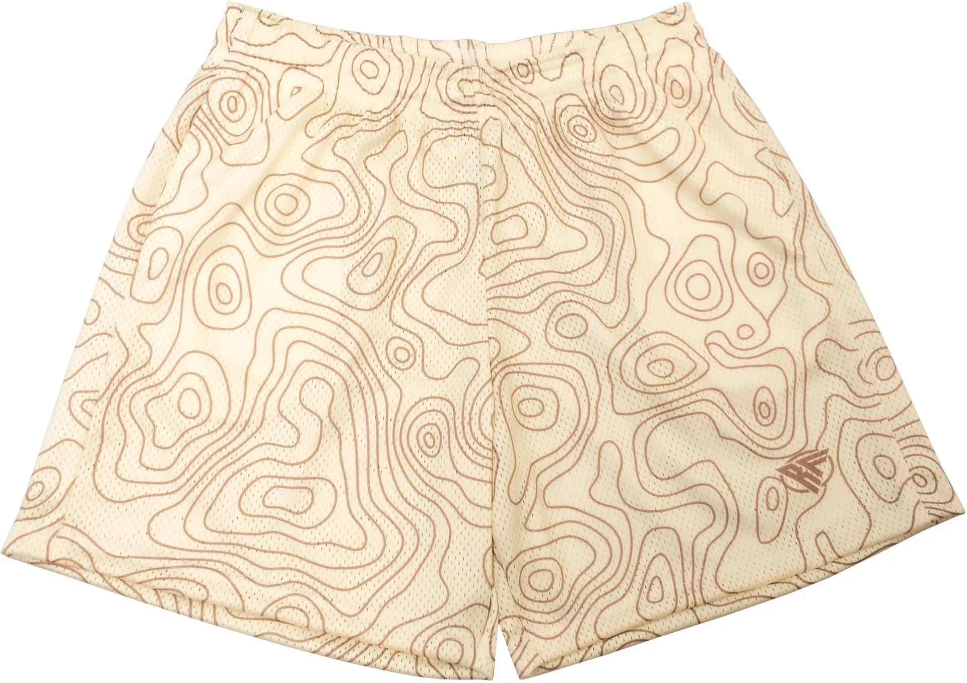 RF Mesh Topography Shorts - Cream/Tan