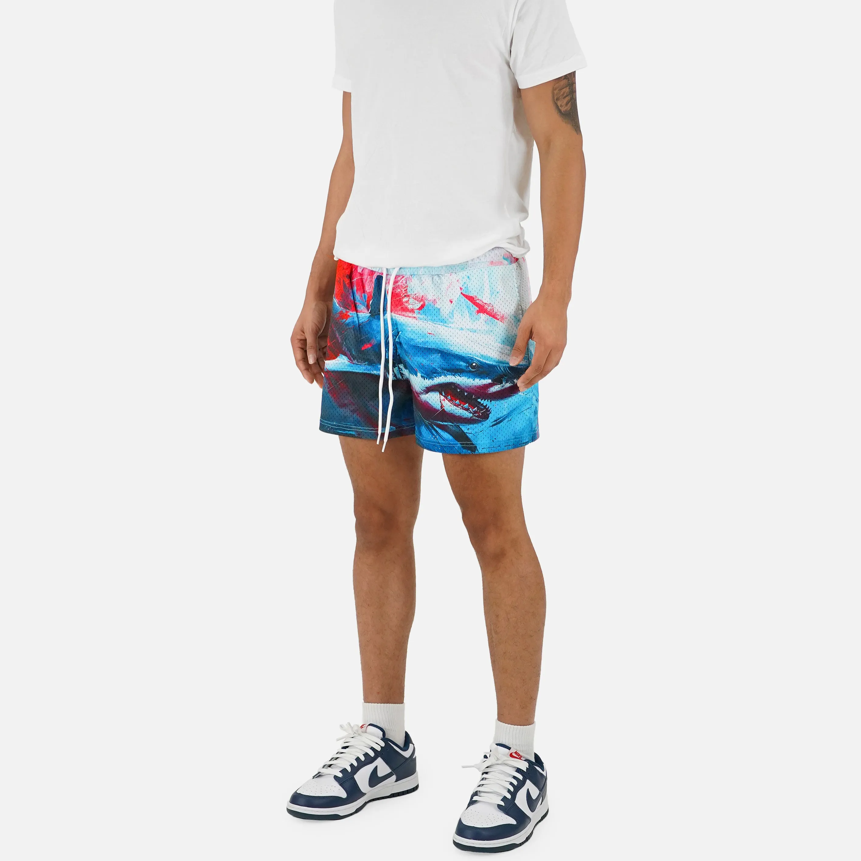 Shark Blue Rush Shorts - 5"