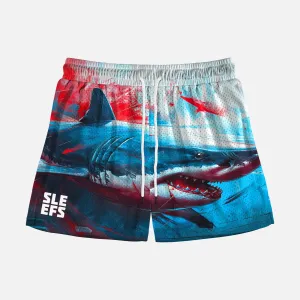 Shark Blue Rush Shorts - 5"