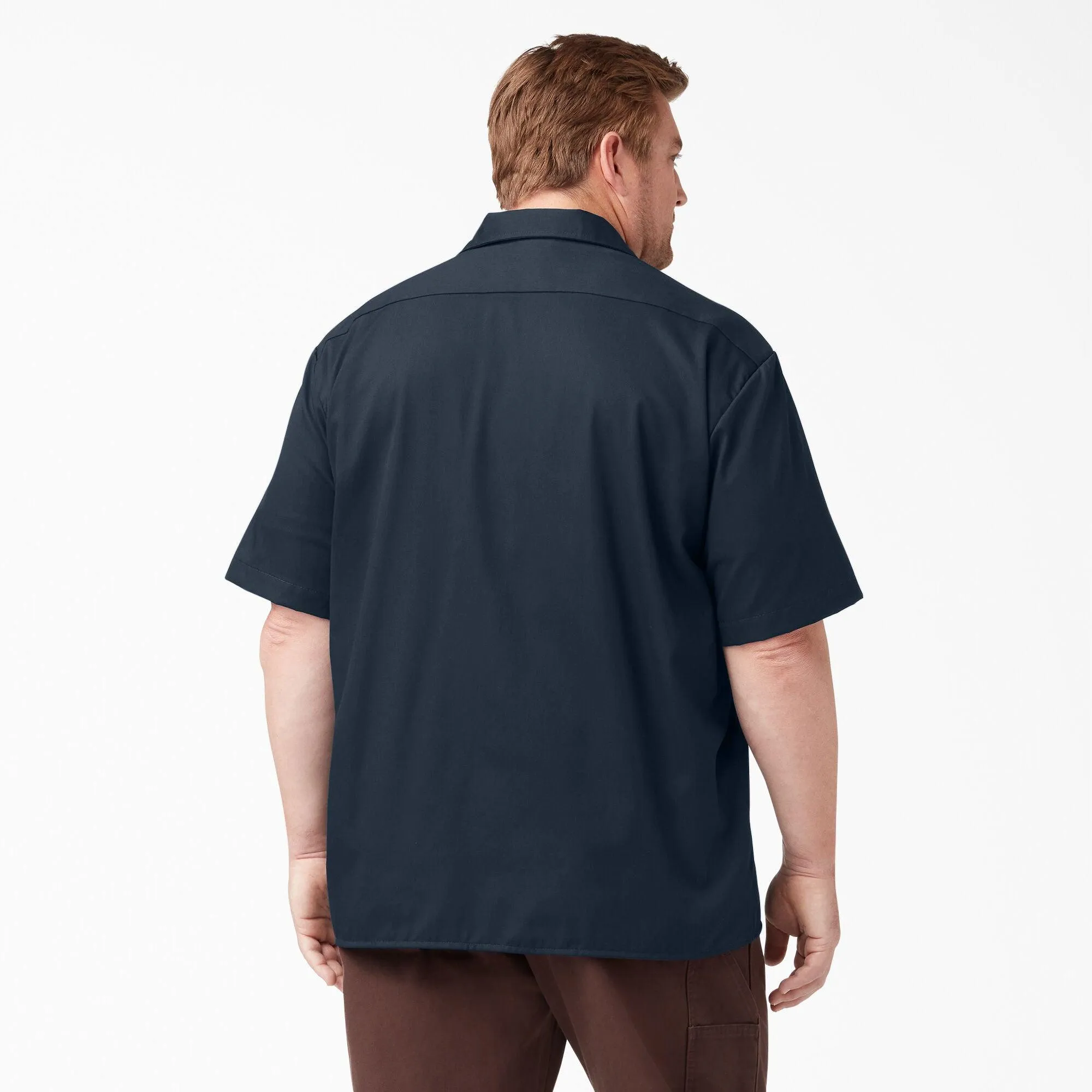 Short Sleeve Work Shirt, Dark Navy