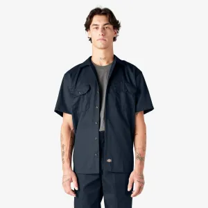 Short Sleeve Work Shirt, Dark Navy