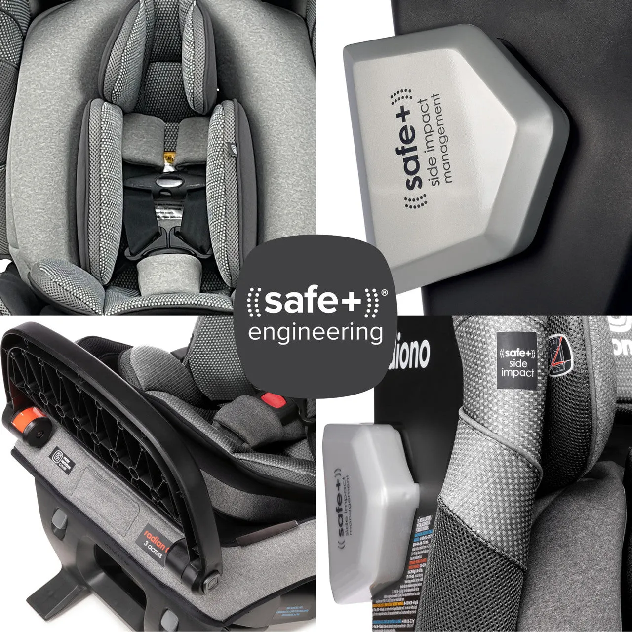 Siège convertible - Radian 3QXT  FirstClass SafePlus Gris